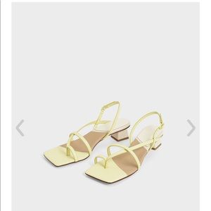 Charles & Keith strappy slingback sandal heels